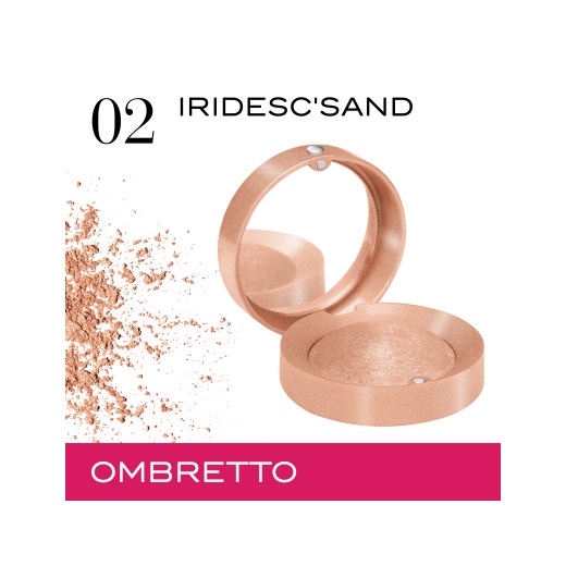 Bourjois Ombretto Little Round Pot Tonalità 02 Iridesc' Sand 1,7g-1