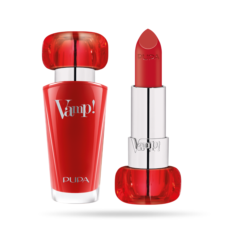 Pupa Vamp! Lipstick Rossetto Volumizzante 3,5g Iconic Red 303-1