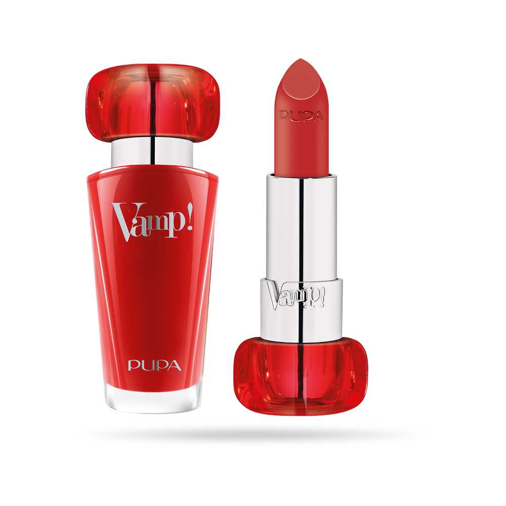 Pupa Vamp! Lipstick Rossetto Volumizzante 3,5g -Red Flame 304-1