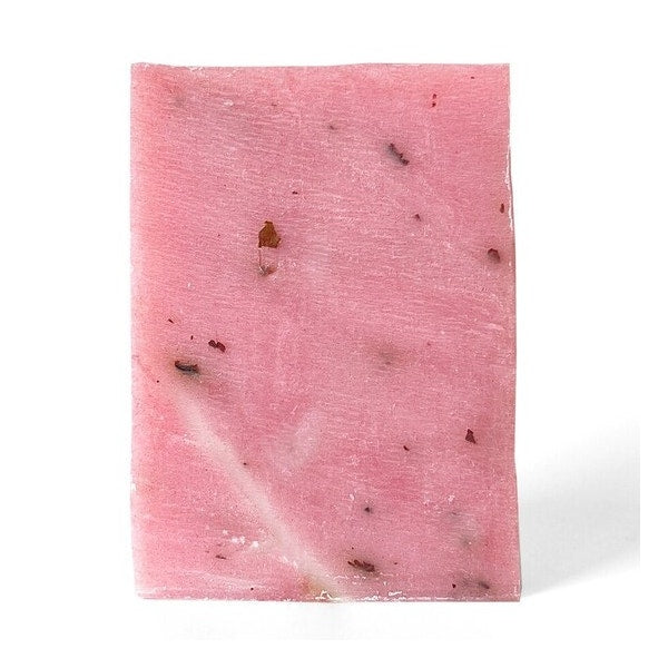 Nudo Sapone Solido Esfoliante Con Petali Di Rosa Detergente Corpo E Mani 100g-1