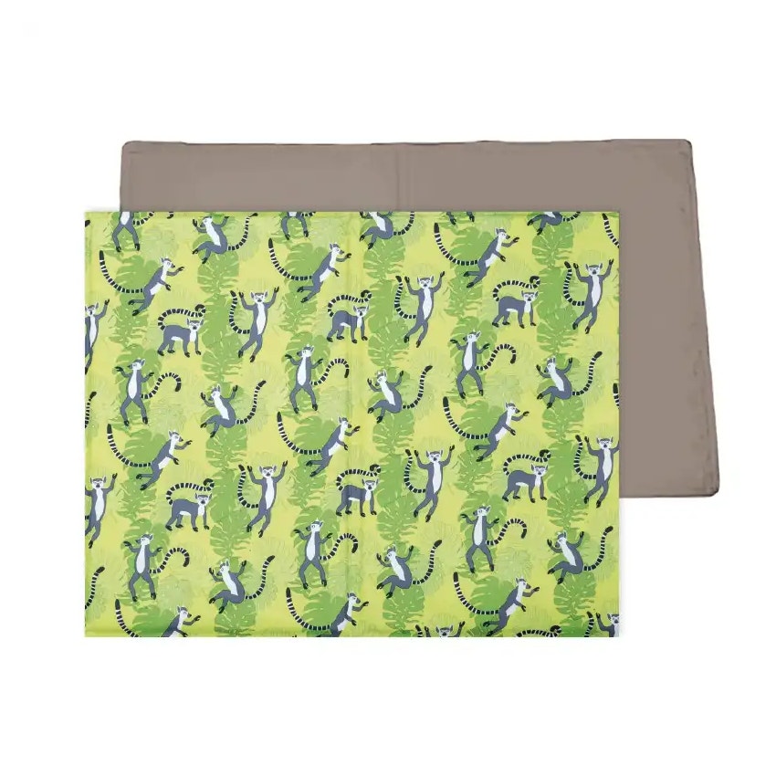 Croci Tappetino Rinfrescante Per Cani Fantasia Lemuri 90 x 50cm-1