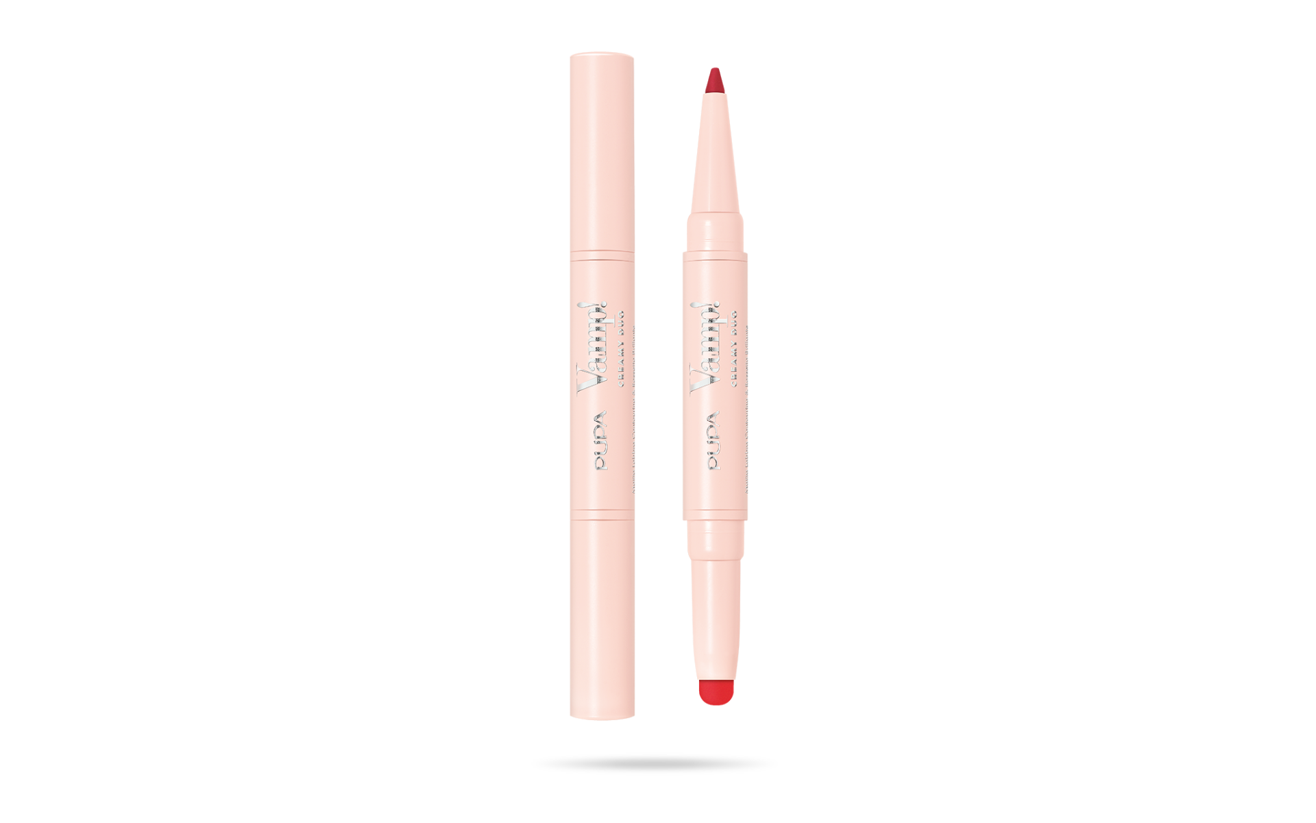 Pupa Vamp! Matita Labbra Contouring & Rossetto Brillante 010 True Red-1