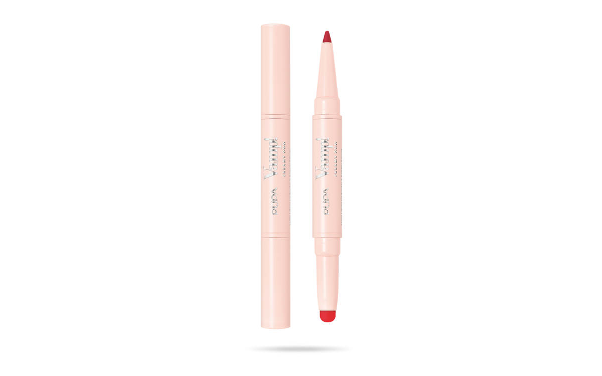 Pupa Vamp! Matita Labbra Contouring & Rossetto Brillante 010 True Red-1