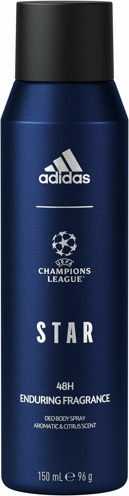 Adidas UEFA Star Edition Spray Deodorante Uomo Protezione 48 ore 150ml-1