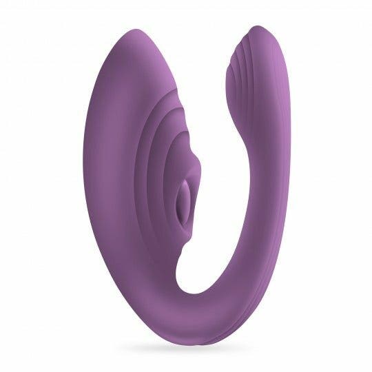 Crushious Vibratore Pleasuriser Ricaricabile con Telecomando e Lubrificante-12