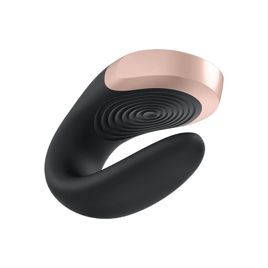 Satisfyer Double Love Connect App Vibratore Nero-2