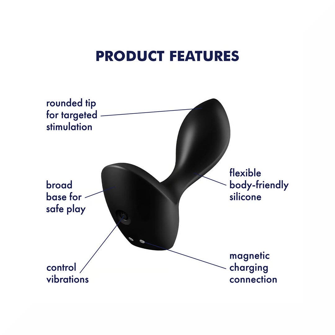 Satisfyer Backdoor Lover Vibratore Anale Nero-2