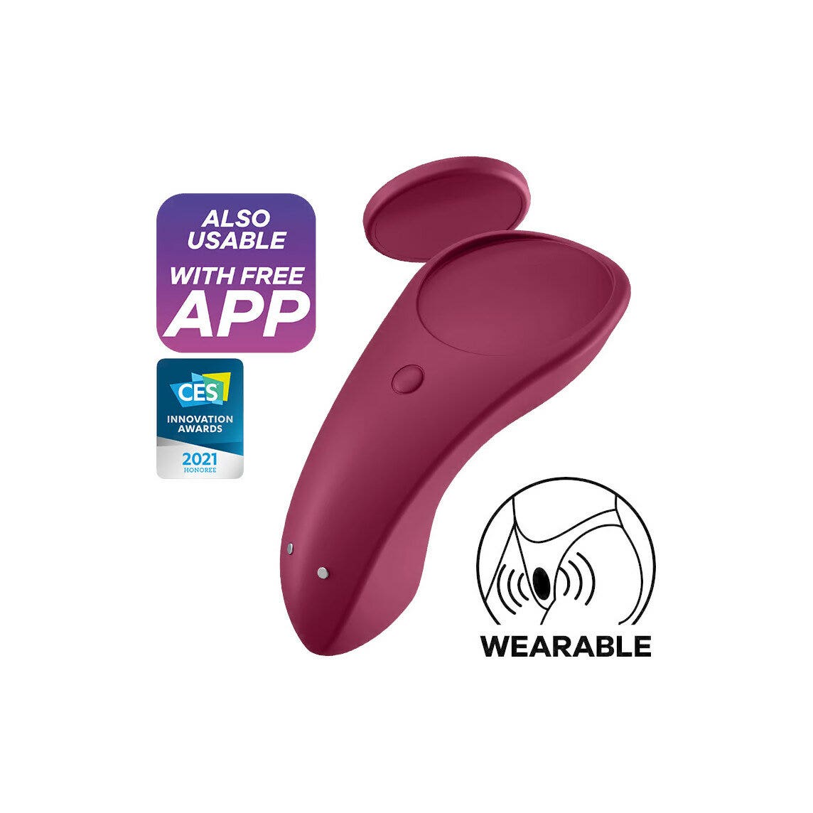 Satisfyer Sexy Secret Connect App Stimolatore Clitorideo-1