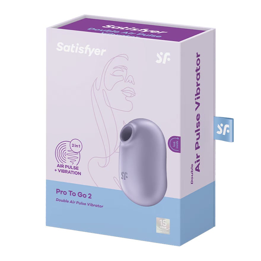 Satisfyer Pro To Go 2 Vibratore Clitoride Viola-5