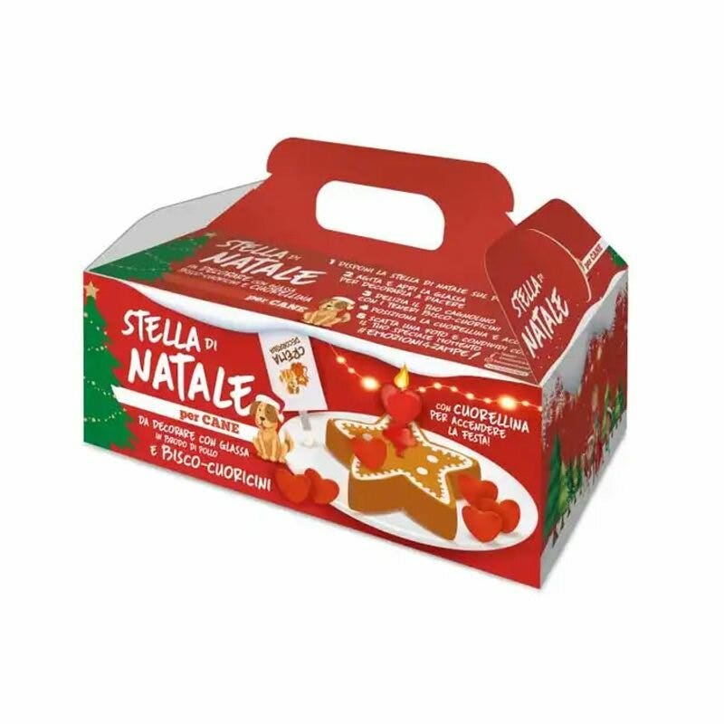 STELLA DI NATALE CANE GR117-1