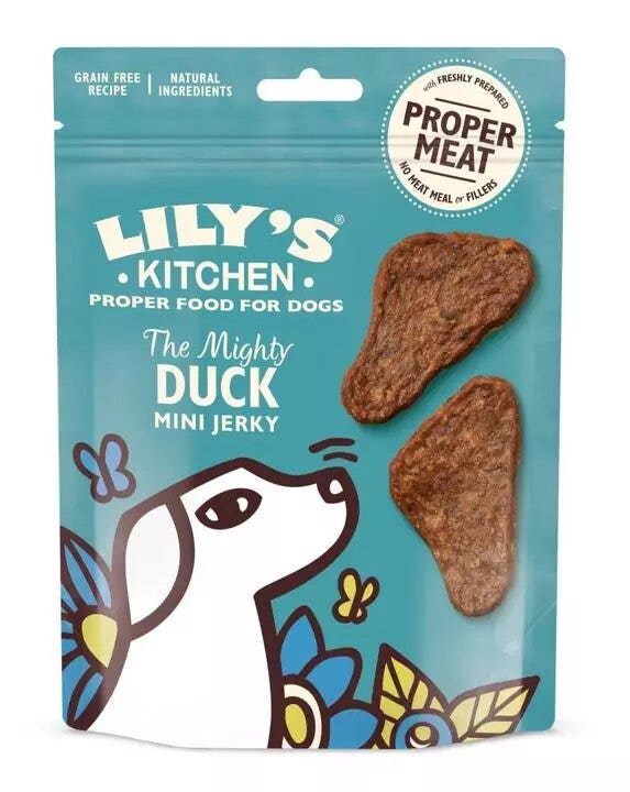 Lily's Kitchen The Mighty Duck Mini Jerky Snacks Dog 70g-1