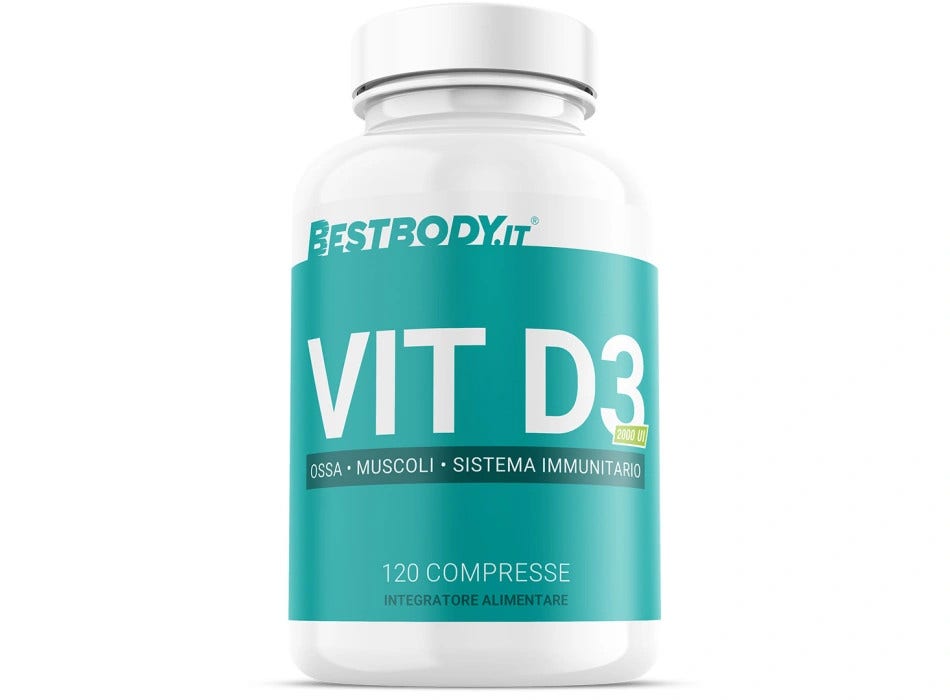 BestBody Vit D3 2000 UI 120 Compresse-2