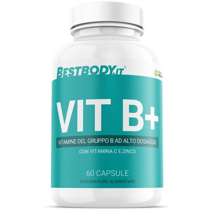 BestBody Vit B+ con Vitamina B C e Zinco Veg 60 Capsule-1