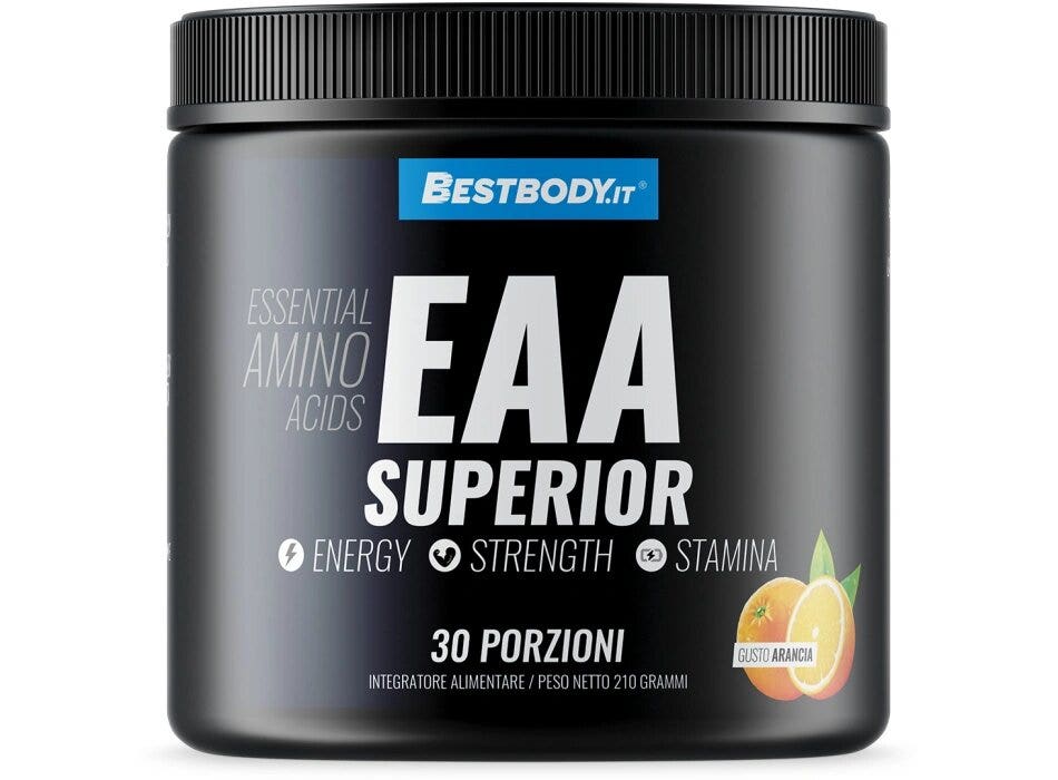 BestBody EAA Superior Gusto Arancia 210g-1