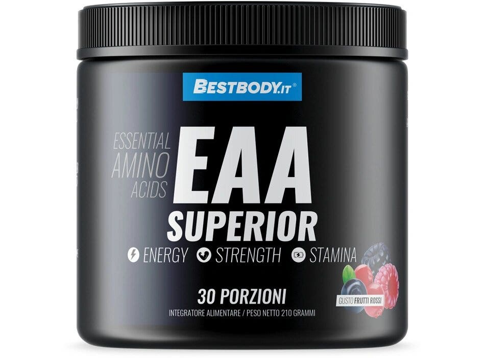 BestBody EAA Superior Gusto Frutti Rossi 210g-1
