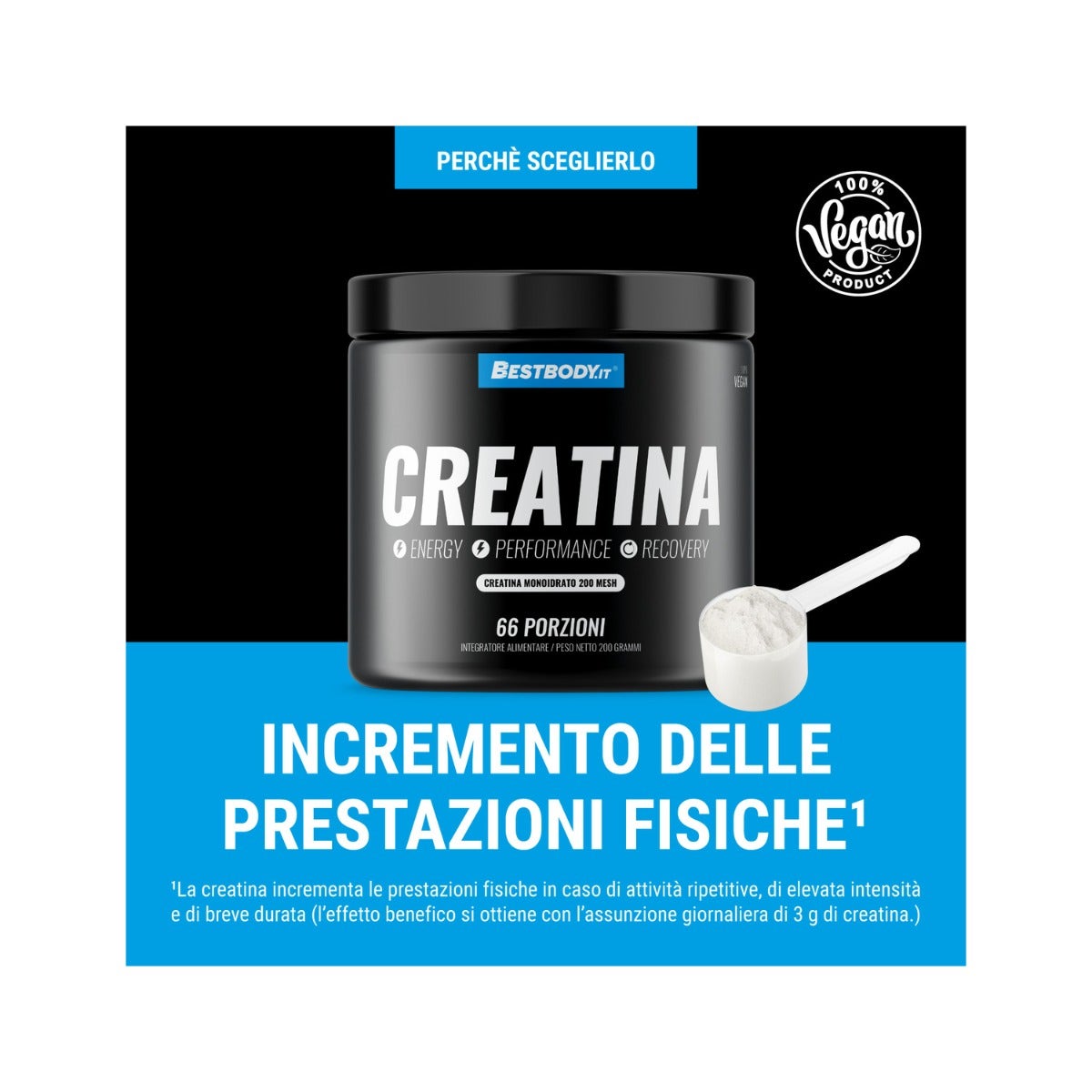 Bestbody Creatina Polvere 200g-3