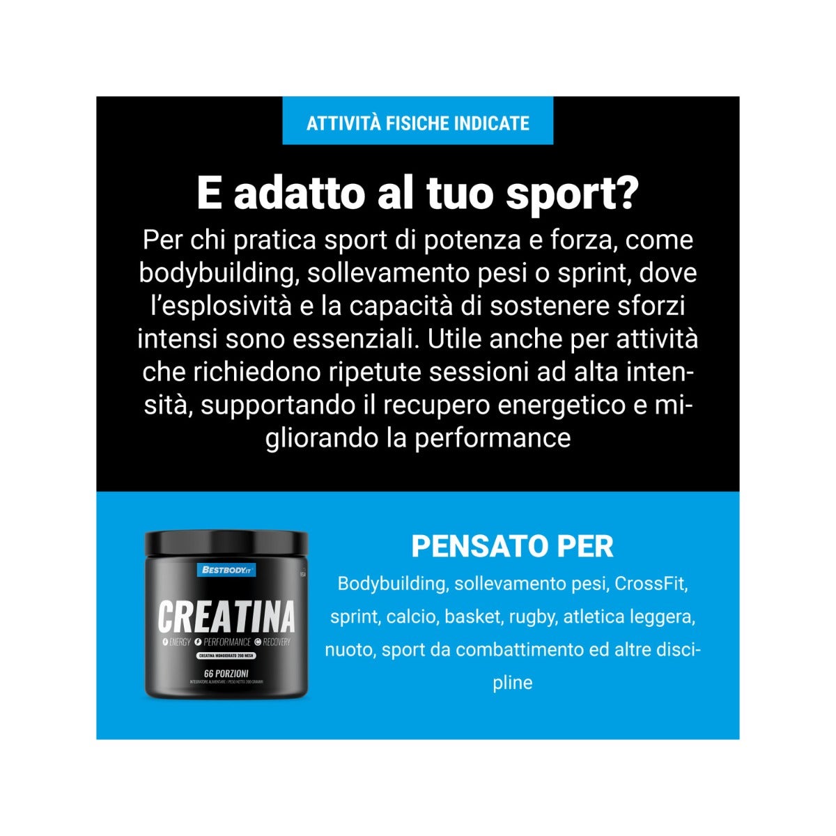 Bestbody Creatina Polvere 200g-7
