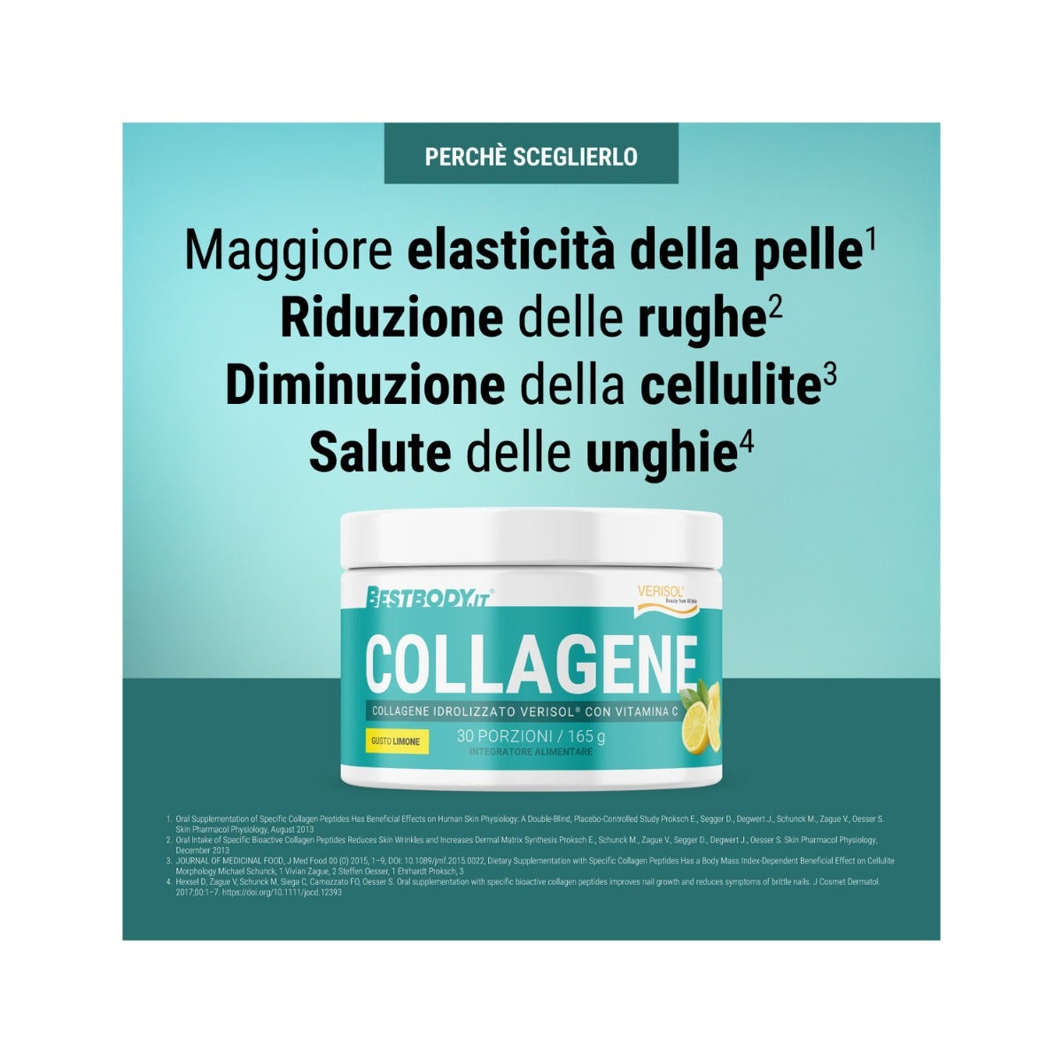 Bestbody Collagene Idrolizzato Verisol 165g-3