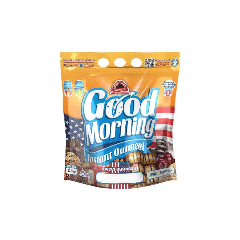 Max Protein OatMeal Gusto Burro Di Arachidi 1500g-1