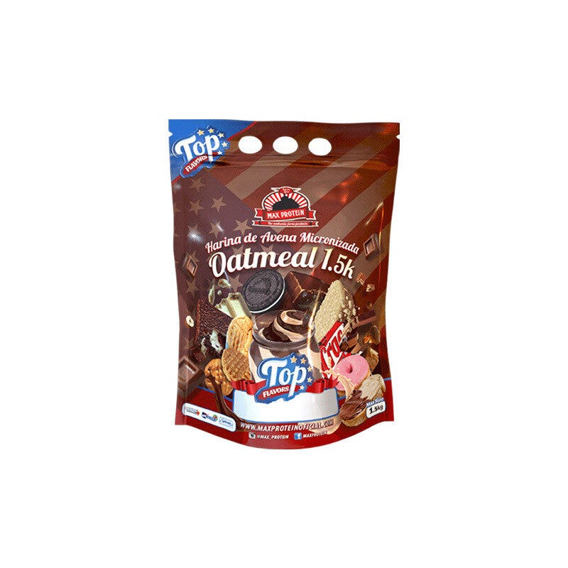Max Protein OatMeal Top Flavor Gusto Torrone Cioccolato 1500g-1