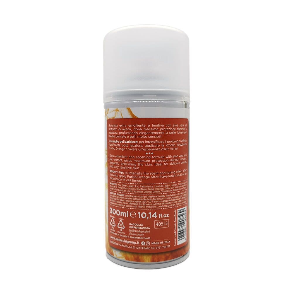 Furbo Vintage Orange Sensitive Skin Shaving Foam 300ml-3