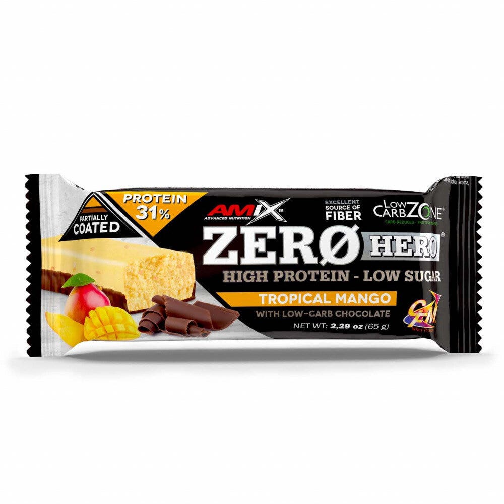 Newtritions Amix Zero Hero 31% Protein Bar Barretta Proteica Gusto Mango Tropicale 65g-1