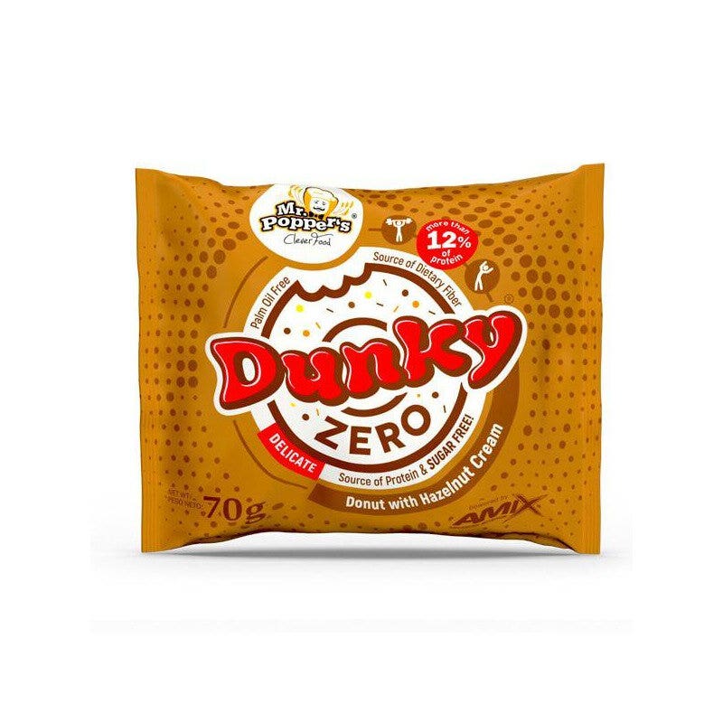 Newtritions Amix Mr. Popper’s Dunky Zero Gusto Crema Di Nocciola 70g-1