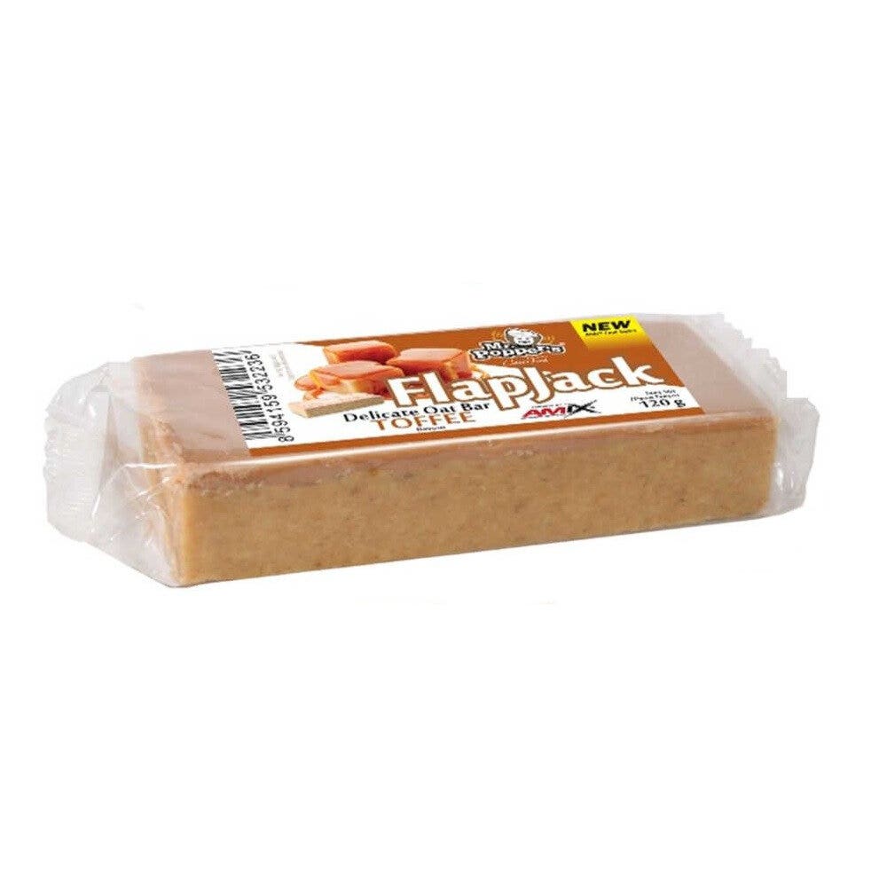 Newtritions Amix Mr. Popper’s FlapJack Snack Proteico Gusto Toffee 120g-1