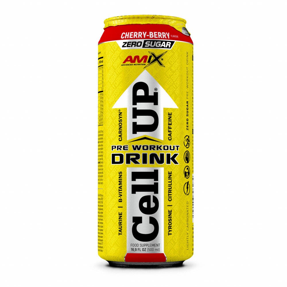 Newtritions Amix CellUp Pre-Workout Drink Gusto Ciliegia 500ml-1