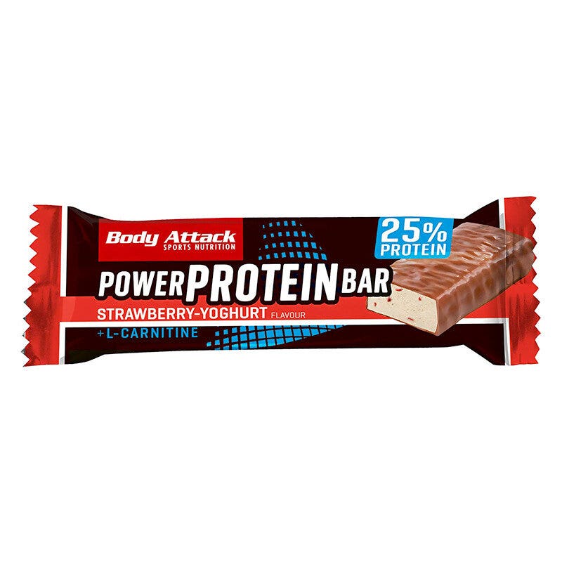Newtritions Body Attack Power Protein Bar Barretta Proteica Gusto Yogurt Alla Fragola 35g-1