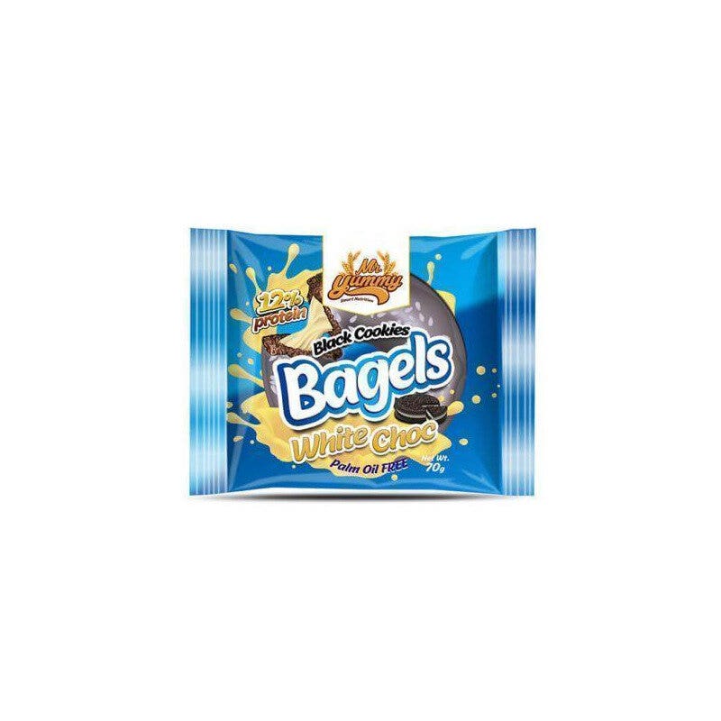 Newtritions Mr Yummy Bagels Gusto Cioccolato Bianco 70g-1