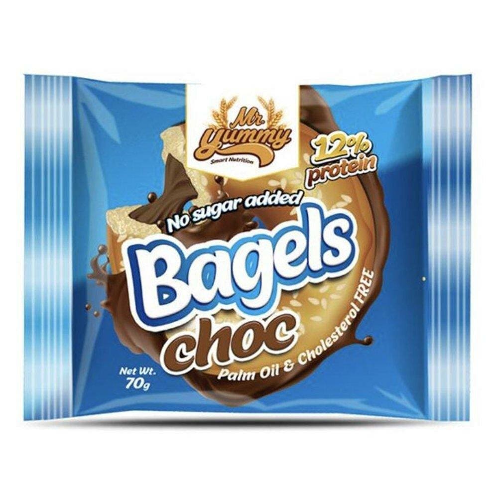 Newtritions Mr Yummy Bagels Gusto Cioccolato Bianco 70g-1