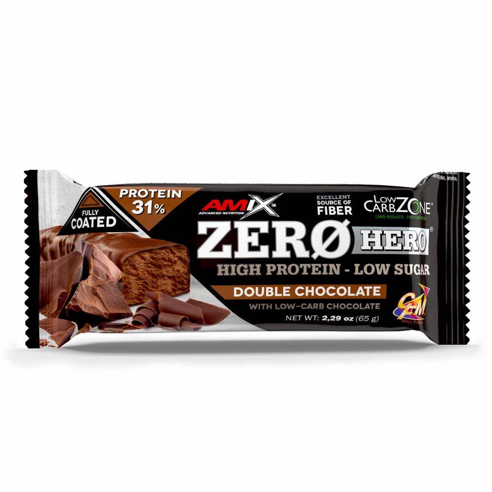 Newtritions Amix Zero Hero 31% Protein Bar Barretta Proteica Gusto Burro Di Arachidi 65g-1