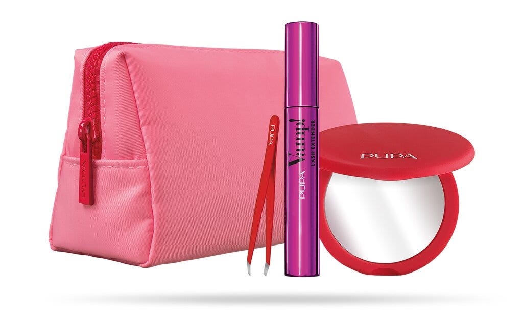 Pupa Kit Vamp! Mascara Lash Extender + Specchietto + Pinzetta Sopracciglia-1