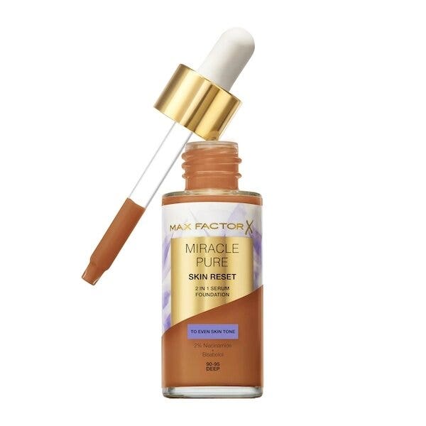 Max Factor Fondotinta Miracle Pure Skin Reset 2 in 1 Siero 30ml - Deep-1