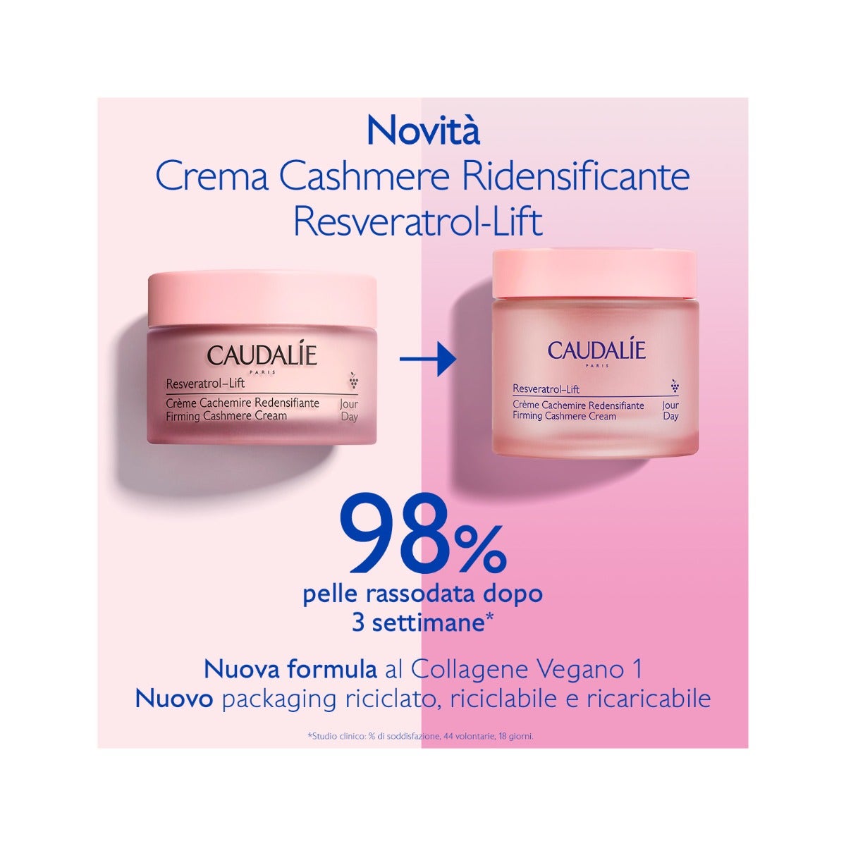 Caudalie Resveratrol-lift Crema Cashmere Ridensificante Ricarica 50ml-7