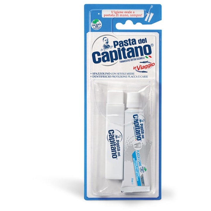 Pasta Capitano Spazzolino + Dentifricio 25ml Kit Viaggio  - 1
