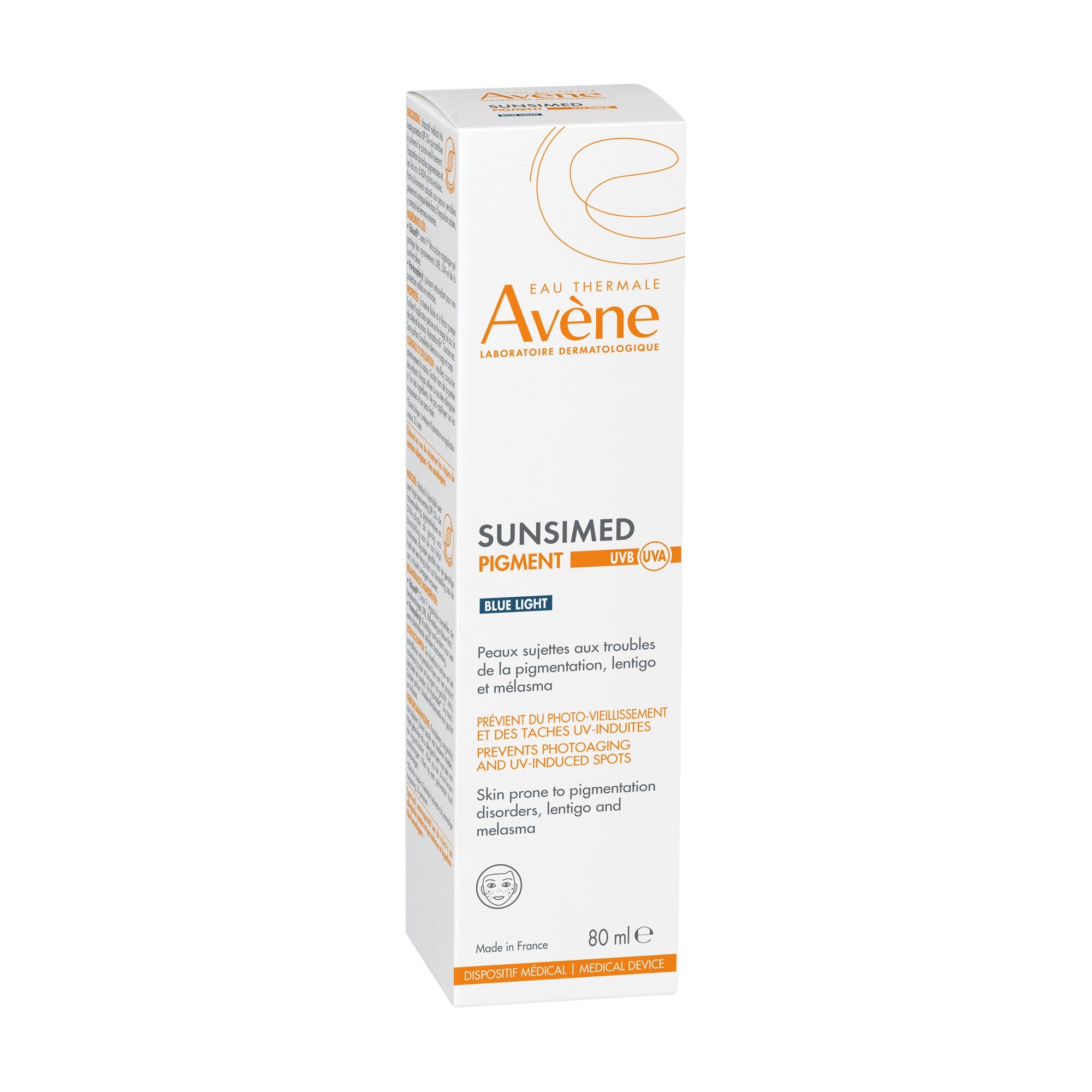 Avene Eau Thermale SunsiMed Pigment  Crema Solare Viso e Corpo 80ml-1