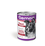 Gemon Bocconi Manzo E Fegato Cibo Umido Cani Adulti Taglia Media Barattolo 415 g-2