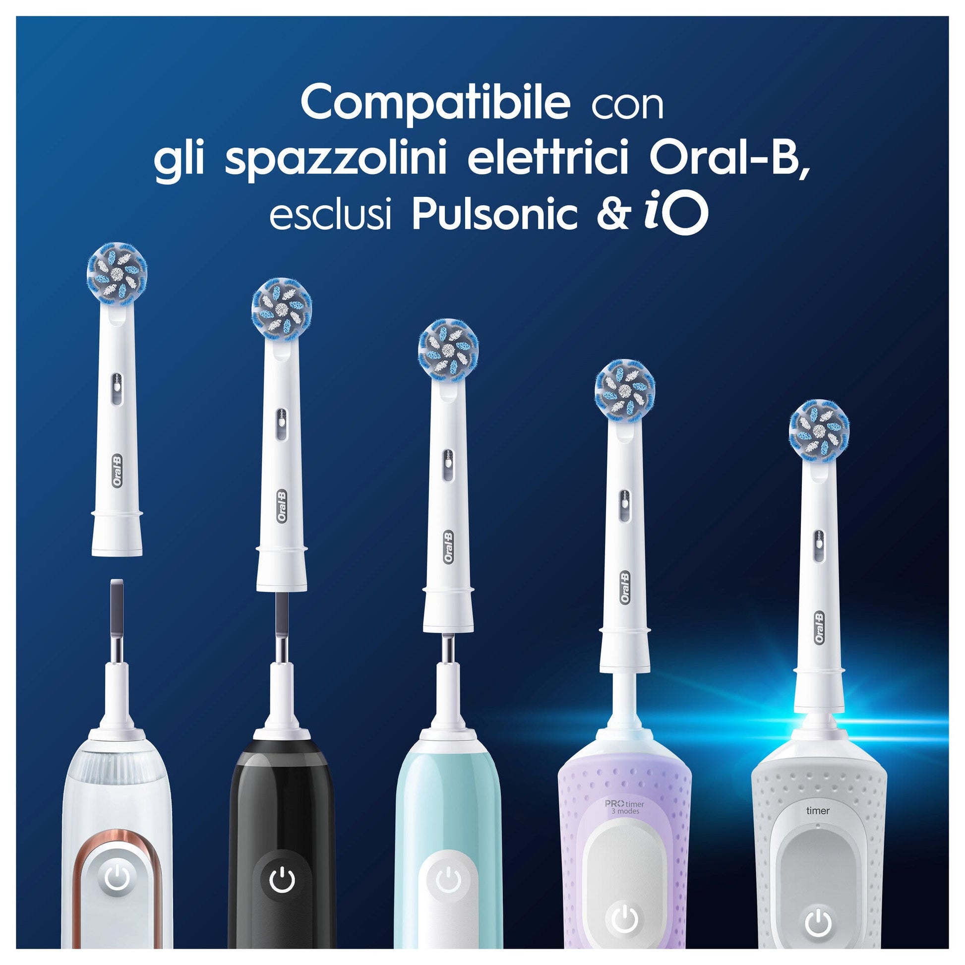 Oral-B Power Refill EB50 Sensitive Clean 5 Testine Di Ricambio-16