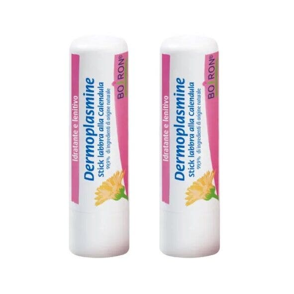 Boiron Dermoplasmine Stick Labbra Calendula Idratante/Lenitiva 2x4g-1