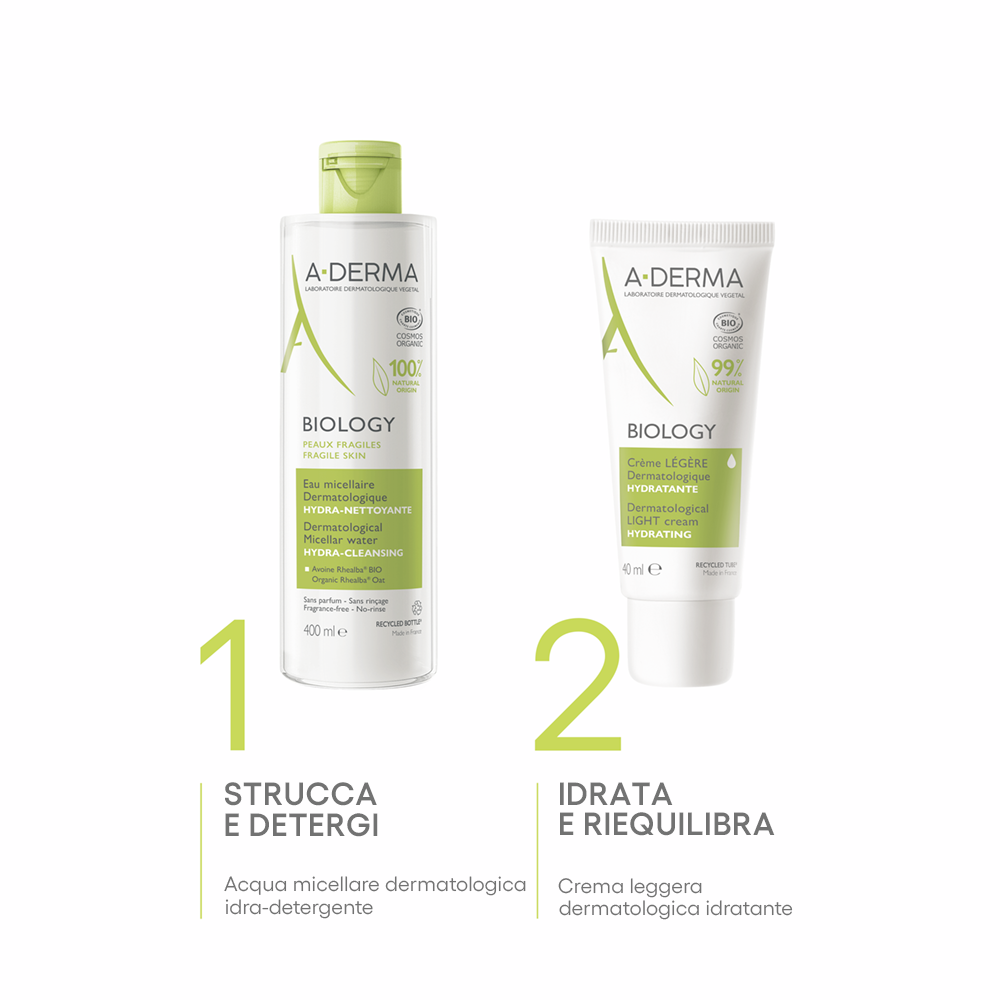 A-Derma Biology Crema Leggera Dermatologica Idratante 40ml-8