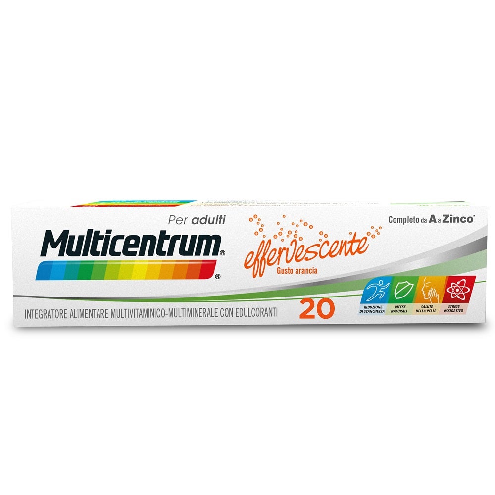 Multicentrum Adulti Effervescente Integratore Alimentare Multivitaminico Vitamina B C D3 Ferro 20 Compresse-8