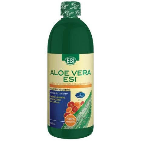 Esi Aloe Vera Succo Con Arancia Rossa 1000ml-1