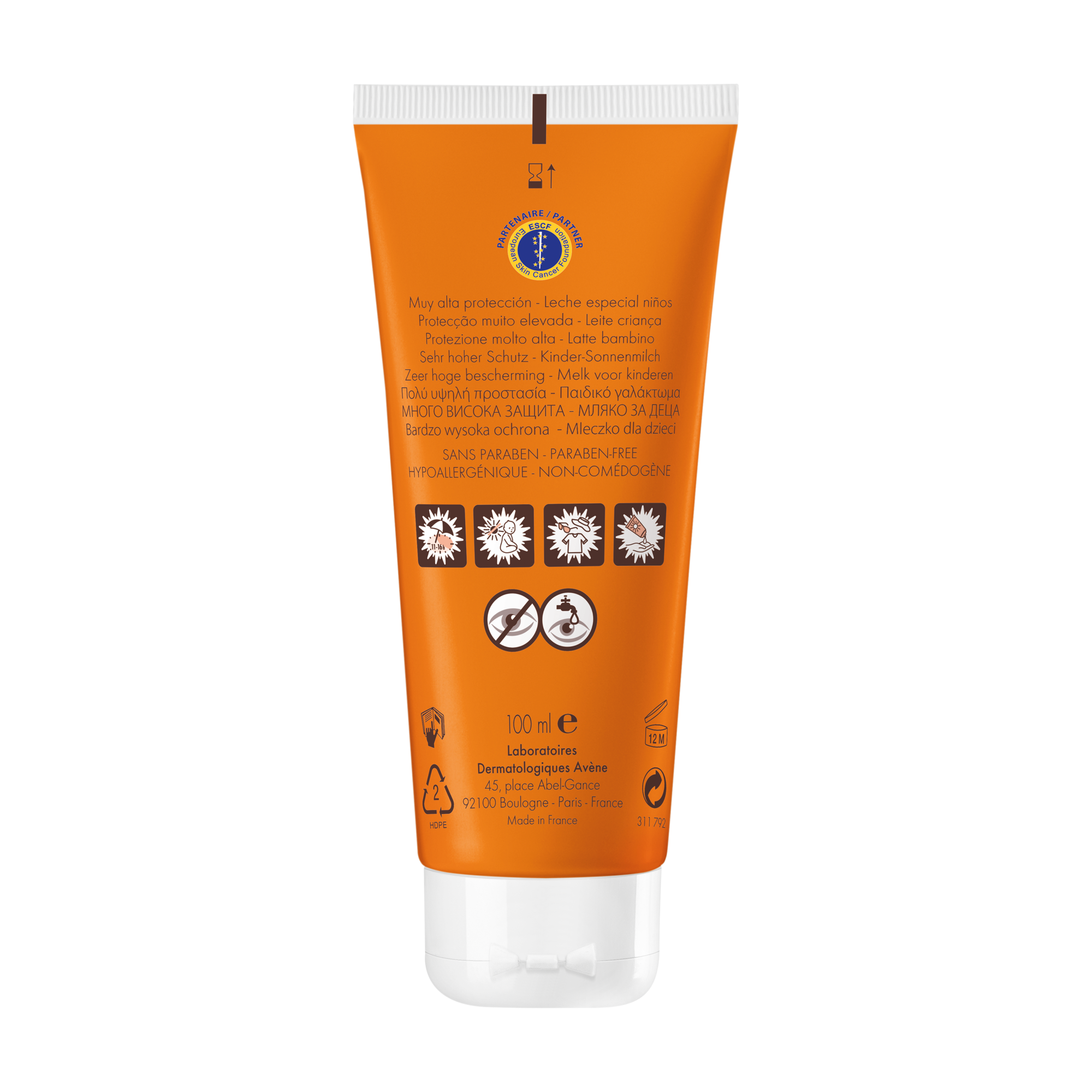 Eau Thermale Avene Latte Protezione Solare Bambino SPF50+ 100 ml  - 5