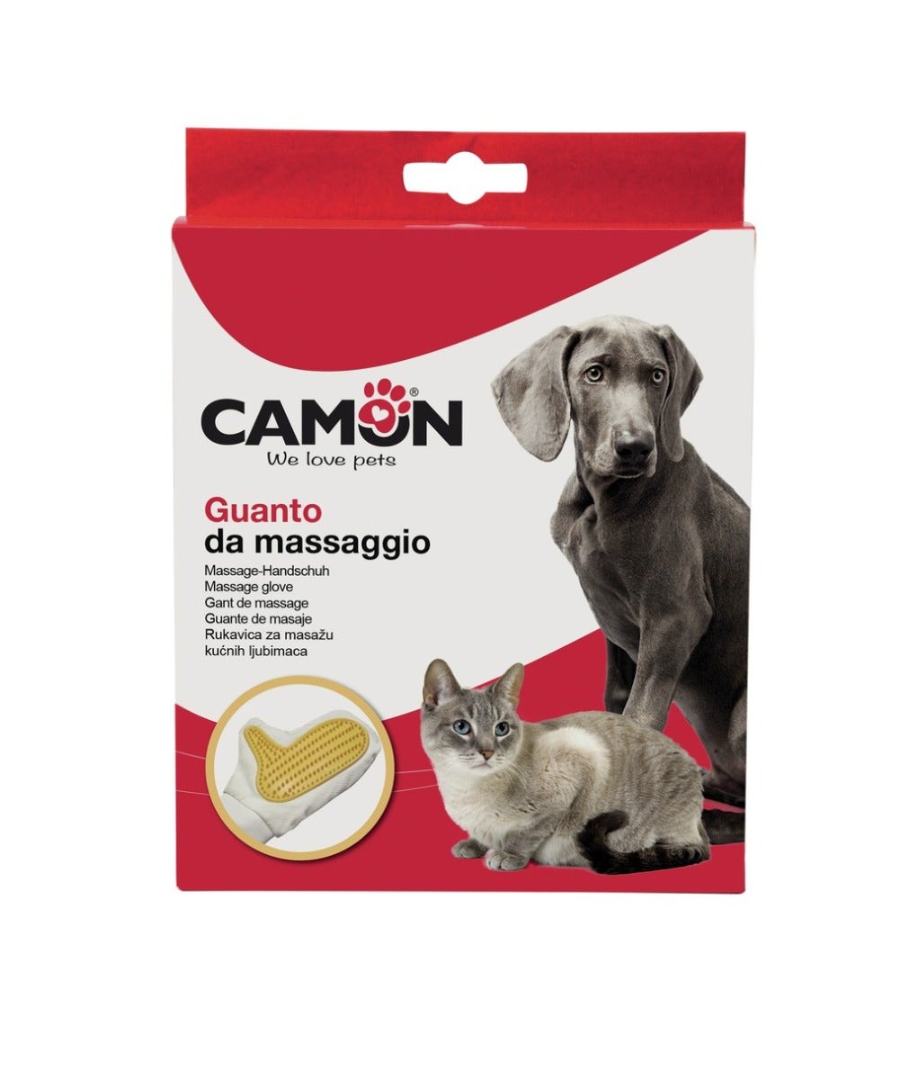 Camon Guanto "Magic" In Lattice Per Massaggio Cani/Gatti-1
