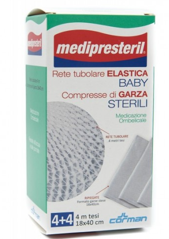 Rete Tubolare Elastica Ombelico Medipresteril 4 Pezzi  - 2