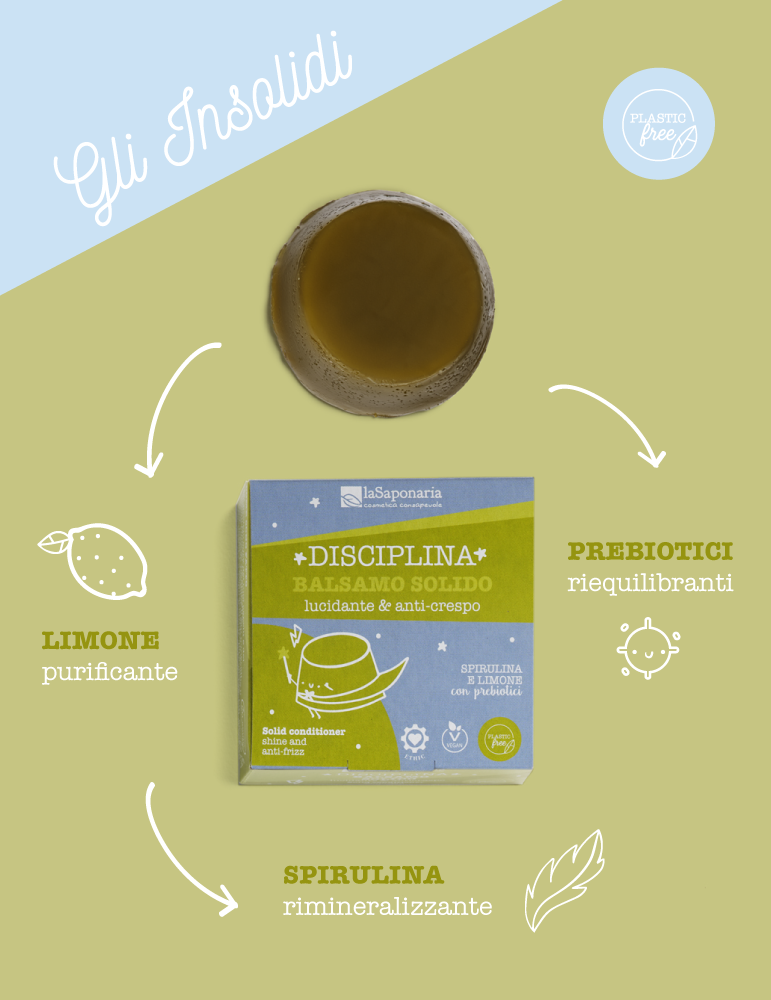La Saponaria Inner Balsamo Disciplina Solido Lucidante E Anti-Crespo 40ml-2