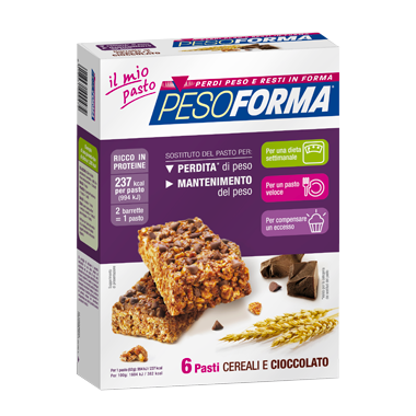Pesoforma Barrette Cereali E Cioccolato 6 Pasti  - 2