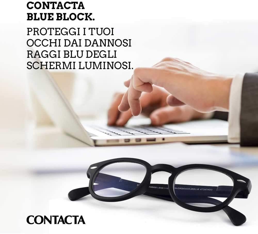 Contacta Blue Block Occhiale Per Computer +1,00 Diottrie  - 6